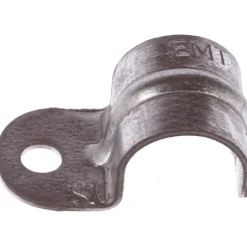Steel City 1/2 in. D Steel 1 Hole Strap 3 pk