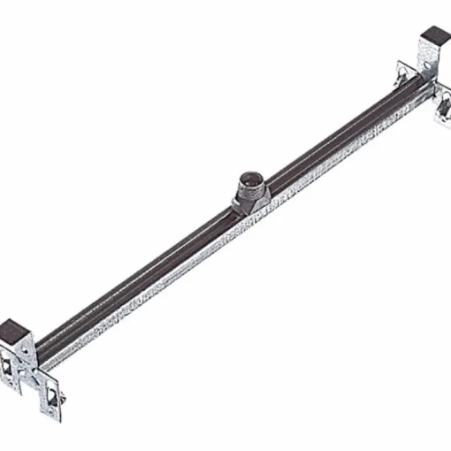 Steel City Rectangle Steel Adjustable Bar Hanger Silver