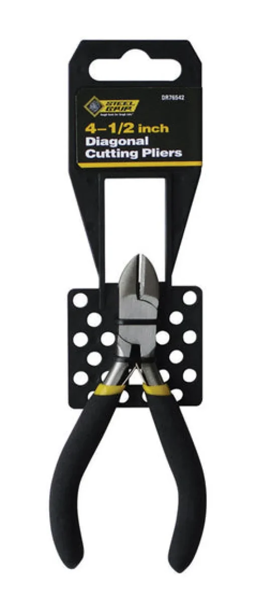 Steel Grip 4-1/2 in. Carbon Steel Diagonal Cutting Pliers