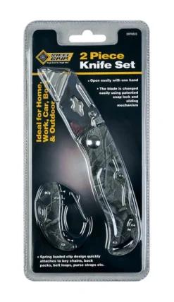 Steel Grip 6 in. Flip Utility Knife Set Camouflage 2 pc