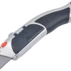 Steel Grip 7 in. Retractable Auto Reload Utility Knife Silver 1 pk