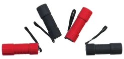 Steel Grip Black/Red LED Flashlight AAA Battery