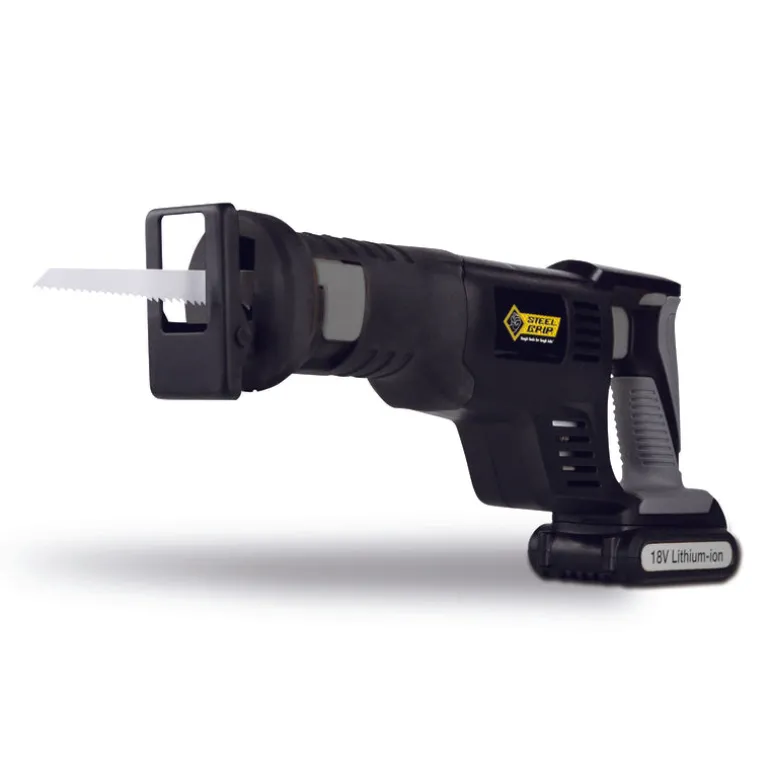 Steel Grip 18V Cordless Brushed Reciprocating Saw Kit (Battery & Charger)