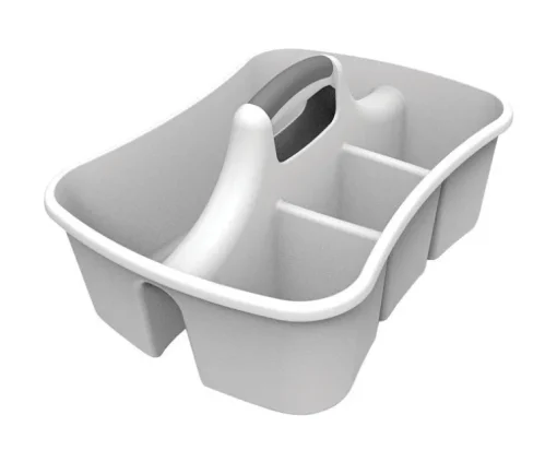 Sterilite 2.4 cu ft White Caddy 8.875 in. H X 13.25 in. W X 17.75 in. D