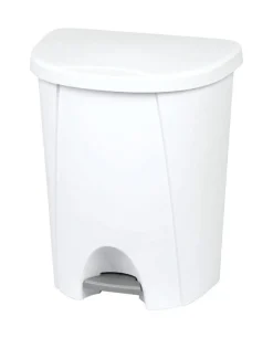 Sterilite 6.6 gal. White Step-On Wastebasket (Pack of 4)