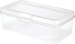 Sterilite 4.5 in. H x 7.625 in. W x 13.125 in. D Stackable Organizer Bin (Pack of 6)