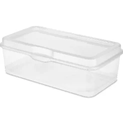 Sterilite 4.5 in. H x 7.625 in. W x 13.125 in. D Stackable Organizer Bin (Pack of 6)