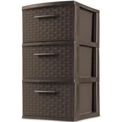Sterilite 24 in. H x 12.625 in. W x 15 in. D Stackable Storage Unit (Pack of 2)