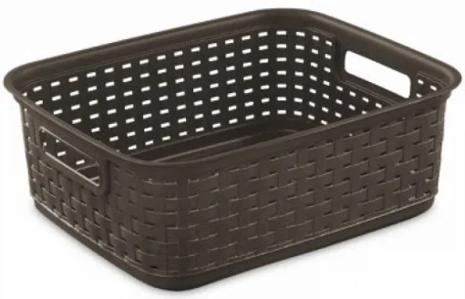 Sterilite 5.25 in. H x 12.25 in. W x 15 in. D Storage Bin (Pack of 6)