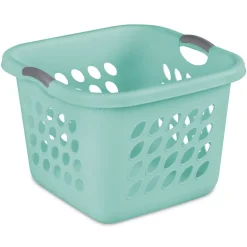 Sterilite Aqua Plastic Laundry Basket (Pack of 6)