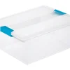 Sterilite Clear Clip Storage Box (Pack of 4)