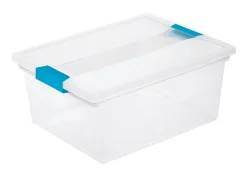 Sterilite Clear Clip Storage Box (Pack of 4)