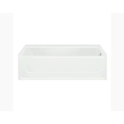 Sterling All Pro 15 in. H X 30 in. W X 60 in. L White Bathtub