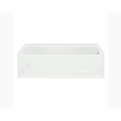Sterling All Pro 15 in. H X 30 in. W X 60 in. L White Bathtub