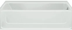 Sterling All Pro 15 in. H X 30 in. W X 60 in. L White Bathtub