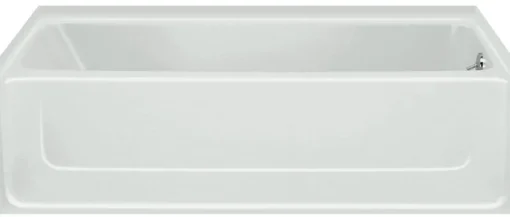 Sterling All Pro 15 in. H X 30 in. W X 60 in. L White Bathtub