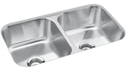 Sterling 11444-Na 32 X 18 X 8-9/16 Stainless Steel Mcallister Under-Mount Double-Equal Kitchen Sink
