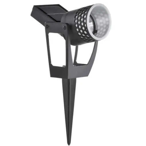 Sterno Home Black Solar Powered 0 W LED Spotlight 12 pk (Pack of 12)