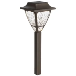 Sterno Home Brown Solar Powered LED Pathway Light 1 pk (Pack of 12)