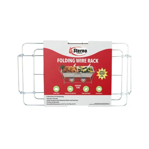 Sterno Silver Wire Chafing Dish Rack 1.50 in. H X 12.13 in. W X 22.75 in. L 1 pk