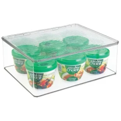 STORAGE BOX PLST CLR 5"H