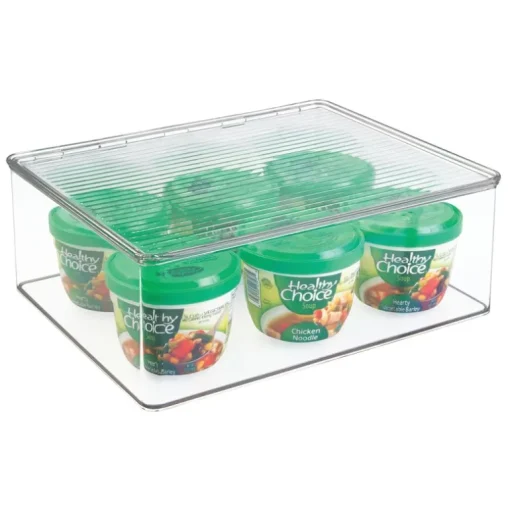 STORAGE BOX PLST CLR 5"H