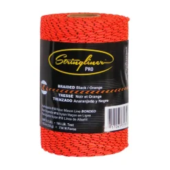 Stringliner PRO Mason's Line Refill 500 ft. Black/Orange Bonded Braided Line