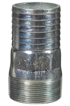 STZ Industries 2 in. Barb X 2 in. D MPT Galvanized Steel Adapter