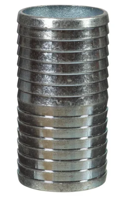 STZ Industries 2 in. Barb X 2 in. D Barb Galvanized Steel Coupling
