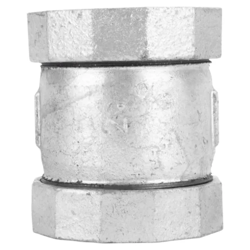 STZ Industries 2 in. Compression X 2 in. D Compression Galvanized Malleable Iron 3 in. L Coupling