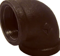 STZ Industries 2 in. FIP each X 2 in. D FIP Black Malleable Iron 90 Degree Elbow