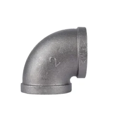 STZ Industries 2 in. FIP each X 2 in. D FIP Black Malleable Iron 90 Degree Elbow