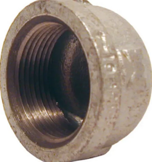 STZ Industries 2 in. FIP each Galvanized Malleable Iron Cap