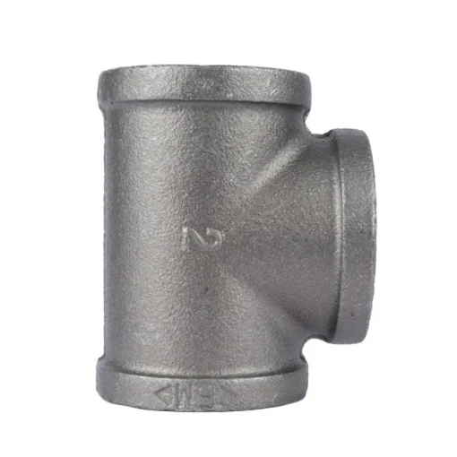 STZ Industries 2 in. FIP each X 2 in. D FIP 2 in. D FIP Black Malleable Iron Tee