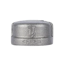 STZ Industries 1-1/2 in. FIP each Black Malleable Iron Cap