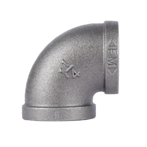 STZ Industries 1-1/4 in. FIP each X 1-1/4 in. D FIP Black Malleable Iron 90 Degree Elbow