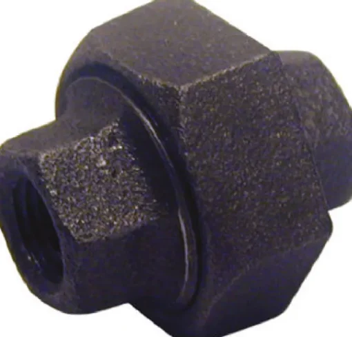 STZ Industries 1-1/2 in. FIP each X 1-1/2 in. D FIP Black Malleable Iron Union