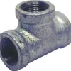 STZ Industries 2 in. FIP each X 2 in. D FIP 2 in. D FIP Galvanized Malleable Iron Tee