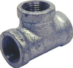 STZ Industries 2 in. FIP each X 2 in. D FIP 2 in. D FIP Galvanized Malleable Iron Tee