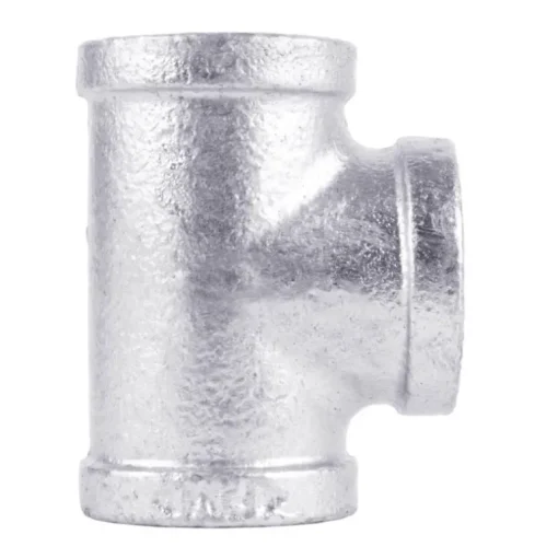 STZ Industries 2 in. FIP each X 2 in. D FIP 2 in. D FIP Galvanized Malleable Iron Tee