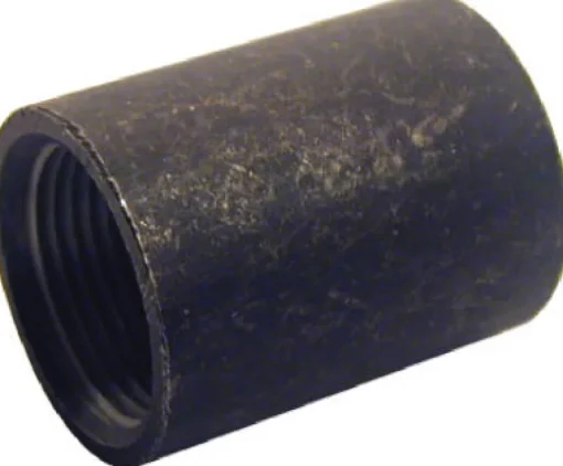 STZ Industries 2 in. FIP each X 2 in. D FIP Black Steel Coupling