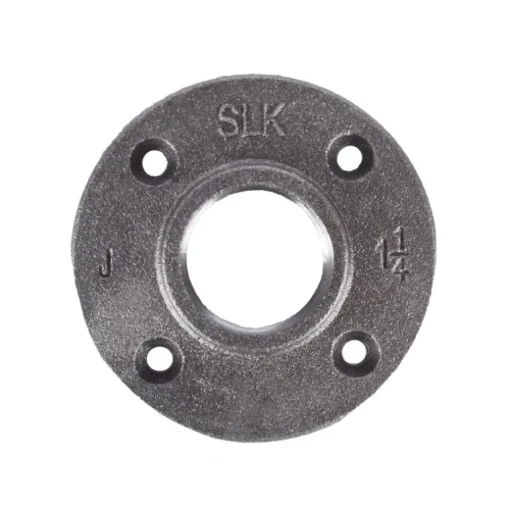 STZ Industries 1-1/4 in. FIP each Black Malleable Iron Floor Flange