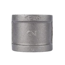 STZ Industries 2 in. FIP each X 2 in. D FIP Black Malleable Iron Coupling
