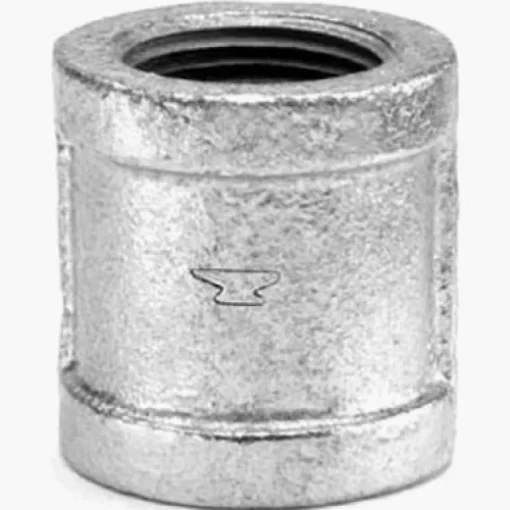 STZ Industries 1-1/4 in. FIP each X 1-1/4 in. D FIP Galvanized Malleable Iron Coupling