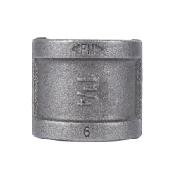 STZ Industries 1-1/4 in. FIP each X 1-1/4 in. D FIP Black Malleable Iron Coupling