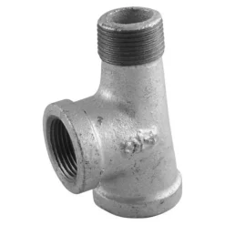 STZ Industries 1 in. FIP each X 1 in. D MIP 1 in. D FIP Galvanized Malleable Iron Tee