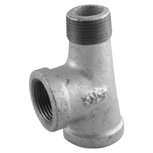 STZ Industries 1 in. FIP each X 1 in. D MIP 1 in. D FIP Galvanized Malleable Iron Tee