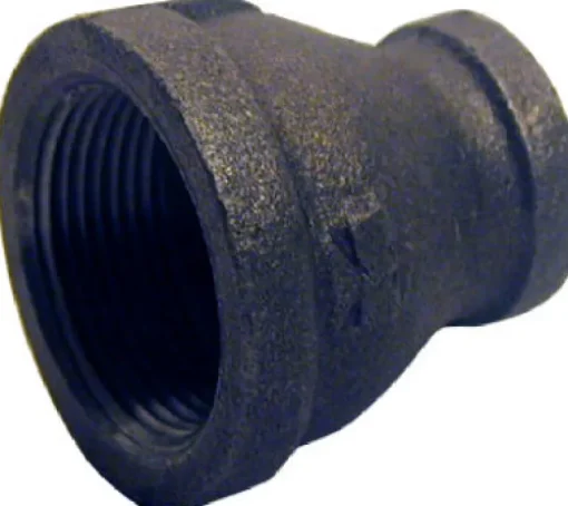 STZ Industries 1 in. FIP each X 3/4 in. D FIP Black Malleable Iron Coupling