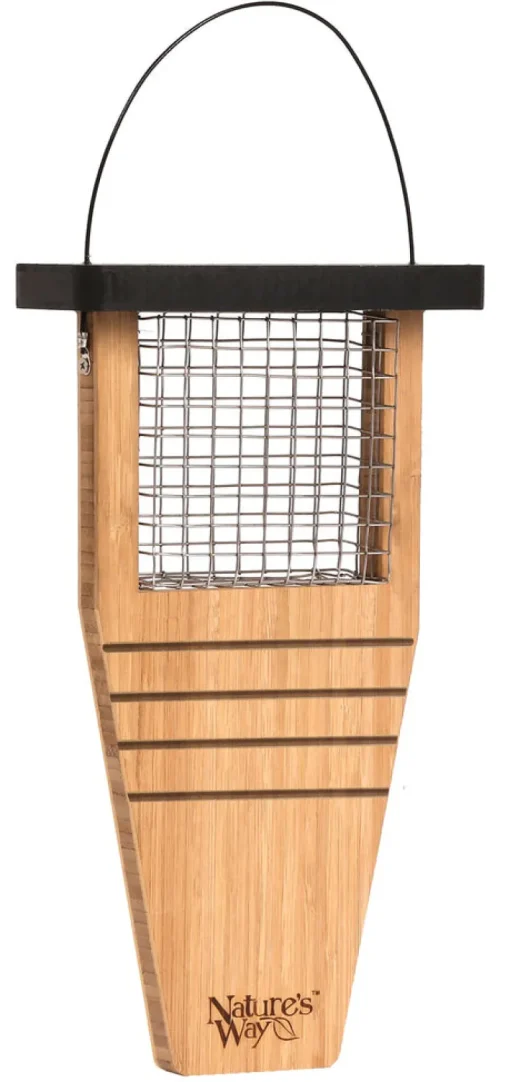 Suet Bird Feeder, Bamboo