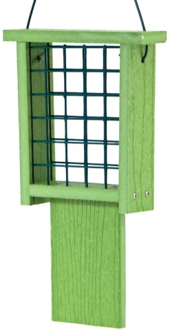 SUET FEEDER GREEN PLSTC